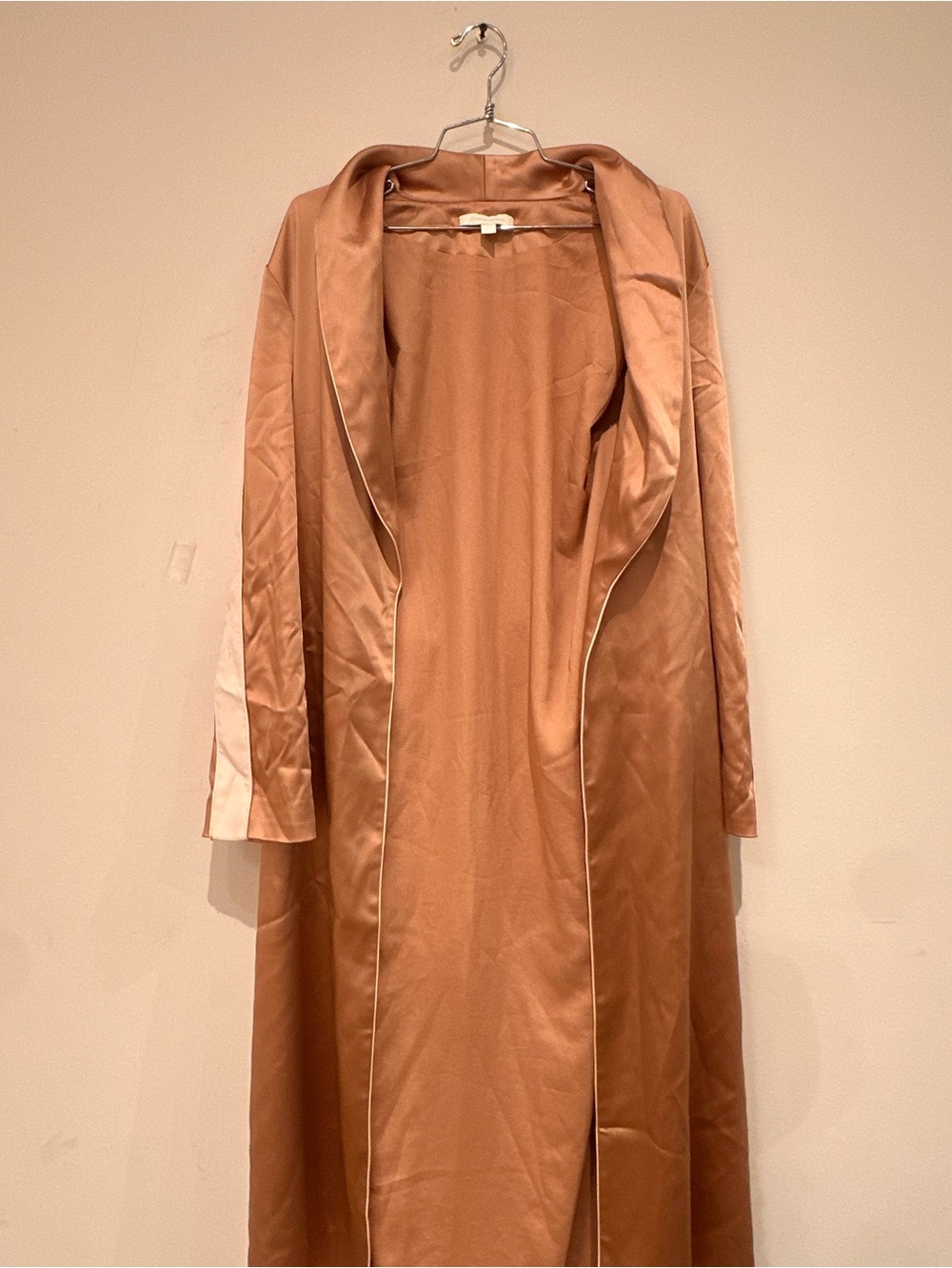Jonathan Simkhai Copper Satin Long Robe
